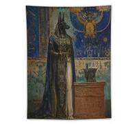 H3B8U2Y5 Templo Azul de Anubis Tapiz de Pared, Arte egipcio antiguo Pasillo