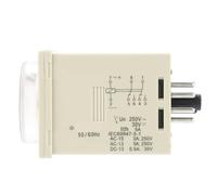 H3CR-A8 Temporizador de retardo Relé 1.2S-300H Perilla Control Tiempo Relé 8-Pin 100-240VAC 100-125VDC 5A 2NC