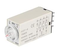 H3Y4 Interruptor del Temporizador DE RETARDO del Control del Puntero del RELÉ DE Tiempo 14PIN 24VDC Rendimiento Premium Estable Larga Vida ÚNICA Aplicaciones (10S)