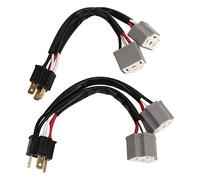 H4 9003 Headlight Wiring Harness | 2 - Way Splitter Adapter for Truck & Pickup LED Lights | High - Grade Copper Core, 18 AWG, Plug & Play