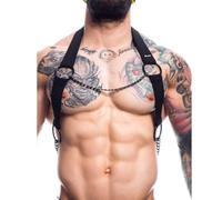 H4Rness By Cut4Men - Arnés para cadena, color negro, L/XL
