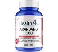 H4U Arandano Rojo con Vitamina C - Sin Gluten y Sin Lactosa - 60 Comprimidos de 400mg - Prevención Cistitis - Antioxidante