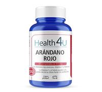 H4U Arandano Rojo con Vitamina C - Sin Gluten y Sin Lactosa - 60 Comprimidos de 400mg - Prevención Cistitis - Antioxidante