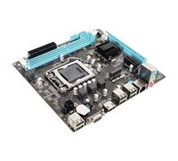 H61 LGA 1155 Gaming Plotardboard, Micro ATX Computer Placa Base para LGA1155 Socket I3 I5 I7, Doble DDR3, M.2 NVME NGFF 100Mbps LAN SATA2.0 USB2.0 Motherboar de Escritorio
