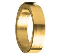 H62 Brass Thin Foil Thickness 0.6Mm, 1 Meter Long Flat Strip Width 10-25Mm Suitable for Building Decorations,0.6×20×1000mm(0.6x20x1000mm)