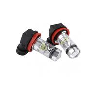 H8 H9 H11 LED Headlight Bulbs Kit - 6000K Super White 100W for Car Driving & Fog Lights, Fast 25-26s Response Time