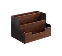 H8Q4D7N5G9 Estantería Estante Organizador de estantería pequeña Varios Niveles Madera Mesa for Oficina en casa