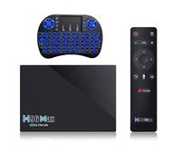 H96 MAX RK3566 TV Box Android 11 RK3566 4GB RAM 32GB ROM 2,4G/5GHz WiFi BT4.0 1000M LAN 4K H.265 con Teclado i8