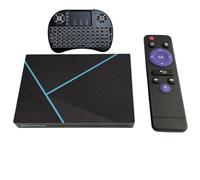 H96 MAX V56 TV Box Android 12 4GB 32GB RK3566 2.4G/5G Dual WiFi Soporte H.265 8K Ultra HD Reproductor Multimedia con Teclado i8