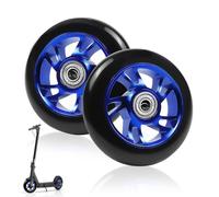 HA BIN Ruedas Scooter Freestyle 100mm - 2Pcs, Ruedas Stunt con Cuscinetes ABEC-9, Neumáticos de Repuesto para Patinete, Accesorios Patinete Stunt, Alta Durabilidad y Rendimiento