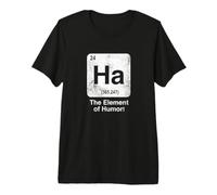 Ha El Elemento del Humor Divertida Ciencia Tabla Periódica Camiseta Premium