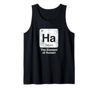 Ha El Elemento del Humor Divertida Ciencia Tabla Periódica Camiseta sin Mangas
