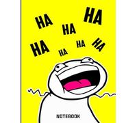 Ha Ha Ha Sarcasm Funny Hilarious Art Style Inspired College Ruled Notebook: Sarcasm Art Notebook For Teens ( 8.5 x 11 inches) Blank Lined Notebook Journal- 120 Pages