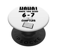 Ha Ha Made You Read Books 67 English Teacher 6 7 Reading 6-7 PopSockets PopGrip Adhesivo