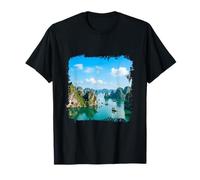 Ha Long Bay Vietnam Islas de Piedra caliza Escena Costera Camiseta