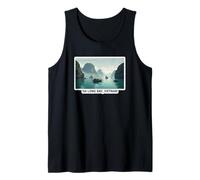 Ha Long Bay Vietnam Obra de Arte de Viaje Camiseta sin Mangas