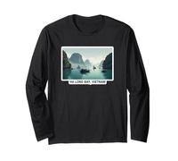 Ha Long Bay Vietnam Obra de Arte de Viaje Manga Larga