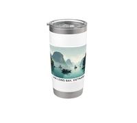 Ha Long Bay Vietnam Obra de arte de viaje Vaso térmico de acero inoxidable de doble pared