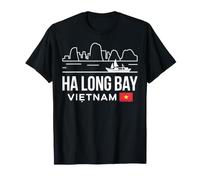 Ha Long Bay Vietnam Skyline Insignia de Recuerdo de Viaje Camiseta