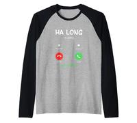 Ha Long está Llamando y Debo IR a Vietnam de Viaje Camiseta Manga Raglan