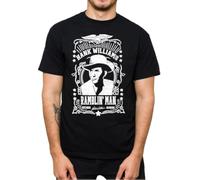 Ha%nk Wi%lli%AMS Ultimate Active T-Tshirts Camisetas y Tops Tour Music Fans Art Fun and Happy Rock Short-Sleeved Round Neck Style Vintage 100% Cotton Size S-5Xl for Men and Women(Small)
