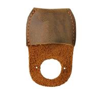 Ha - protectora para dedos de piel, accesorio de protección para el pulgar, hecho a mano, 3,5 x 2,5 x 1 cm, diseño flexible y cómodo