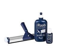 Ha-Ra - Juego de 3 en Paquete Ahorro - Completo Cuidado + ROLLFIX (vacía) + limpiacristales 32 cm de Ancho