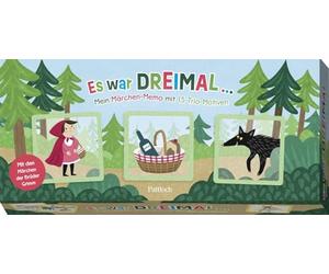 Ha sido tres veces... Mi memo de cuento de hadas con 15 motivos trio | El divertido memo para niños a partir de 5 años con 15 tríos de los cuentos de hadas más populares de los hermanos Grimm