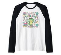 Ha Sido un Tiempo cocodrilo Divertido Profesor de Regreso a la Escuela Camiseta Manga Raglan