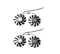 HA8010H12F-Z 75MM 2Pin GTX1050Ti GPU Enfriador DUAL Ventilador para MSI Geforce GTX 1050Ti GTX-1050-Ti-4GT-OC (4 Pieza )