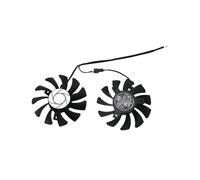 HA8010H12F-Z 75MM 2Pin GTX1050Ti GPU Enfriador DUAL Ventilador para MSI Geforce GTX 1050Ti GTX-1050-Ti-4GT-OC (2 Pieza )