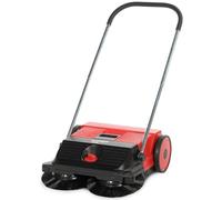 Haaga 255 - Barredora Manual con Sistema de Barrido Turbo, Capacidad de Barrido 1600 m²/h, Capacidad del depósito 20 litros