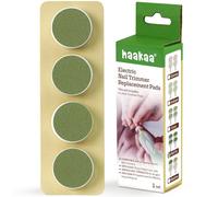 haakaa Almohadillas de repuesto para recortadora de uñas eléctrica para limas de uñas de bebé estándar, adecuadas para más de 12 meses, matcha