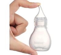 haakaa Aspirador Nasal de Silicona para Bebes| Limpia Nariz Seguro para Bebes| Jeringa para Nariz y Oido, Desatascador de Nariz para Bebes, 0m+ Recien Nacido,Pequeno -Transparente…