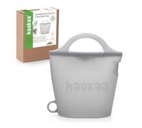 haakaa Bolsa de silicona para vaporizador y esterilizador de microondas, bolsas de vapor de silicona reutilizables para biberones, extractor de leche, accesorios, chupetes y mordedores, ideal para el