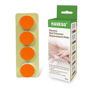 haakaa Electric Nail Trimmer Replacement Pads Baby Nail Trimmer Heads for Standard Baby Nail File, Suitable for 12+Months, Orange