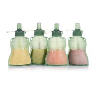 Haakaa Silicona Sacos de alimentos para bebés - Bolsas reutilizables para alimentos para bebés a presión