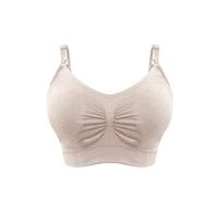 haakaa Sujetador Lactancia Manos Libres - Talla M - Compatible con Sacaleches Eléctricos y Manuales - Bra de Maternidad Suave y Elástico, Apertura Frontal para Lactancia - Sujetador sin Aros