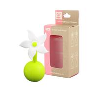 Haakaa | Tapón Flor de silicona para cierre hermético de recolectores Haakaa | Tapón para cierre hermético de tu recolector de leche materna. (Blanco)