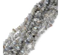 HAAMIIQII 5-8 mm cuentas clásticas naturales labradorita cuentas irregulares piedras sueltas piedras preciosas de joyas 30 pulgadas