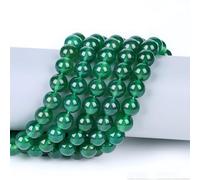 HAAMIIQII 60 cuentas de ágata verde natural de 6 mm joyas de cuentas de piedras preciosas redondas y sueltas para hacer collar de pulsera DIY