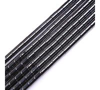 HAAMIIQII 65pcs 4x6mm mineral de hierro rojo negro natural suelto columna de cuentas de piedras preciosas terapéutica joyas de cuentas de para hacer collar de pulsera DIY