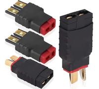 HAAMNING7 2 pares de conectores T Deans a para Traxxas TRX hembra y macho, conector adaptador TRX macho hembra a conector T sin cable para batería RC ESC, cargador de batería Lipo