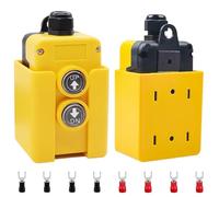 HAAMNING7 Interruptor de control remoto para remolque basculante de 12 V CC, impermeable, momentáneo, para subir y bajar remolques basculantes, carretillas elevadoras eléctricas y plataformas
