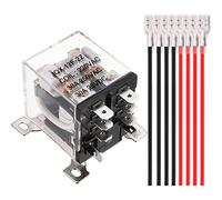 HAAMNING7 JQX-12F-2Z AC 220V Bobina 30A Relé DPDT 2NO 2NC Relé de alta potencia de uso general de 8 pines, Relé electromagnético para control remoto, Sistema de control automático