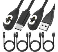 HAAMNING7 USB-C Shokz auriculares extensión cable de carga, tipo C macho a Shokz magnético cable cargador para Aftershokz Aeropex AS800, OpenRun Pro/Mini (2 Pack)