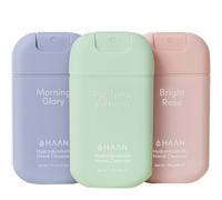 HAAN Espray hidratante para manos con aloe vera (pack de 3) - 1 unidad por fragancia: Morning Glory, Purifying Verbena, Bright Rose - 30ml