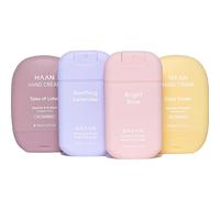 HAAN Spray hidratante para manos y Crema de Manos con aloe vera (pack de 4) - 1 unidad por fragancia: Soothing Lavender, Bright Rose, Tales of Lotus y Coco Cooler
