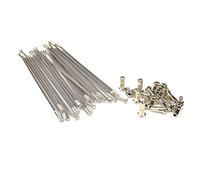 HAAN WHEELS - Juego de radios plata para llanta 17 para buje OEM 25 1406