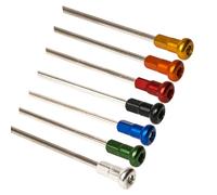 HAAN Wheels Juego de rayos 18'' plata/plata rayo cabezas 36 piezas, plata